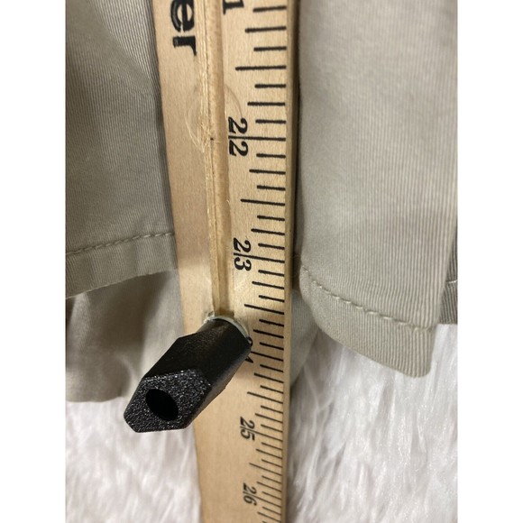 New York & Company Jacket Womens XLarge Cream Jacket Ruffle Front - Picture 9 of 11